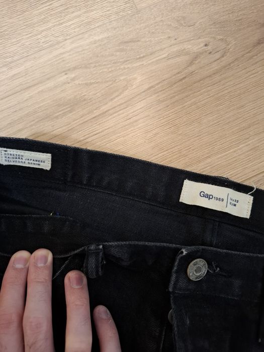 GAP 1969 — Kaihara Selvedge (Чорні джинси)