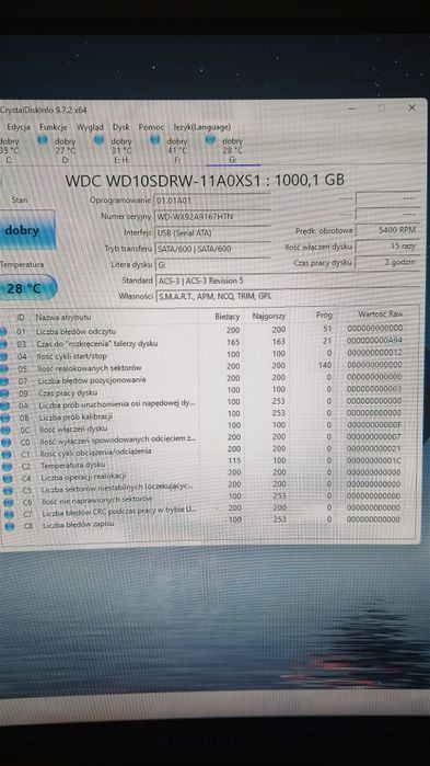 Dysk zewnętrzny WD ELEMENTS 1 TB