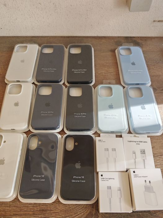 Capas iPhone 17 e  16 e Carregador e cabos
