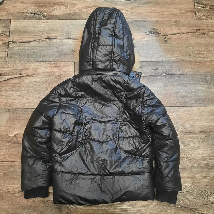 Зимова дитяча курточка на хлопчика 5-6 років (110см)