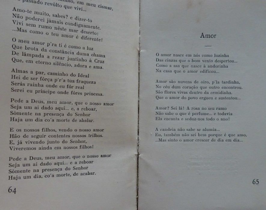 Lume Novo (Rimas da Crença e do Sangue) de José Maria Gaspar - 1ª Edição 1936