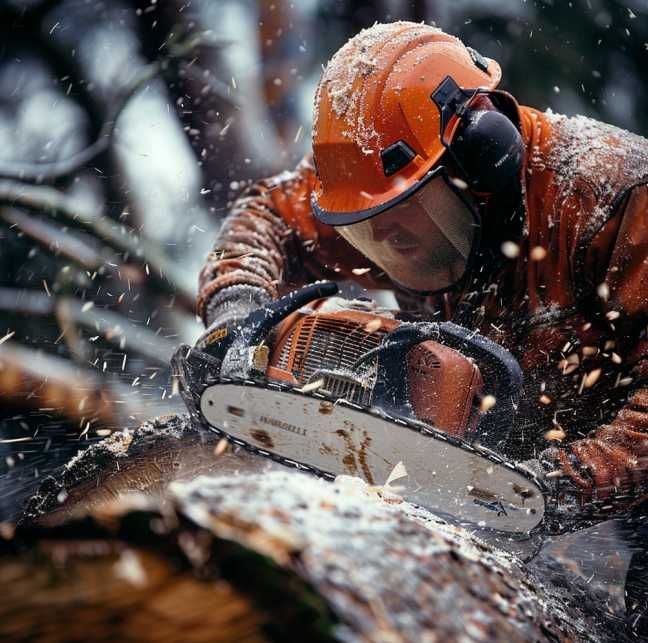 Спилювання дерев, подрібнення гілок, покіс та благоустрій території
