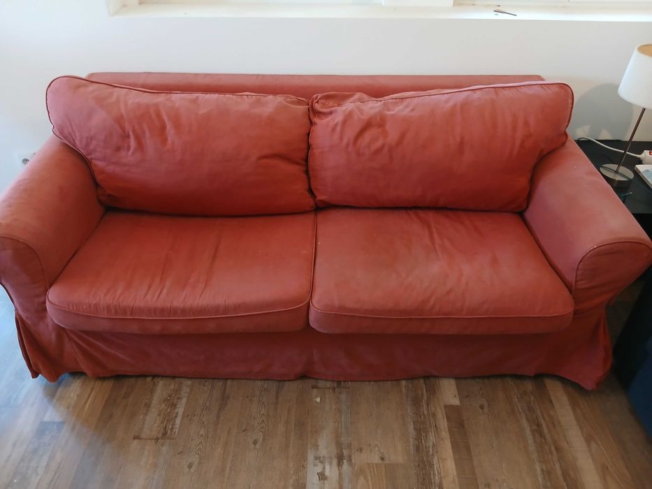 Sofa cama ikea encarnado