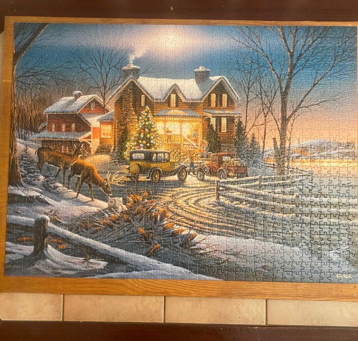 Пазли 1000 штук.