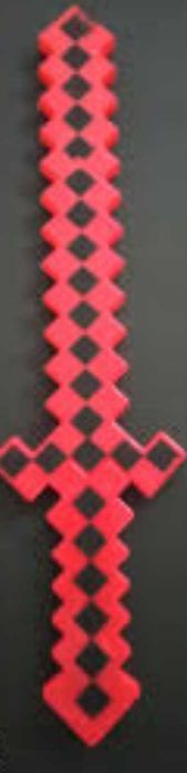 Czerwony Miecz zabawka efektami Zabawka