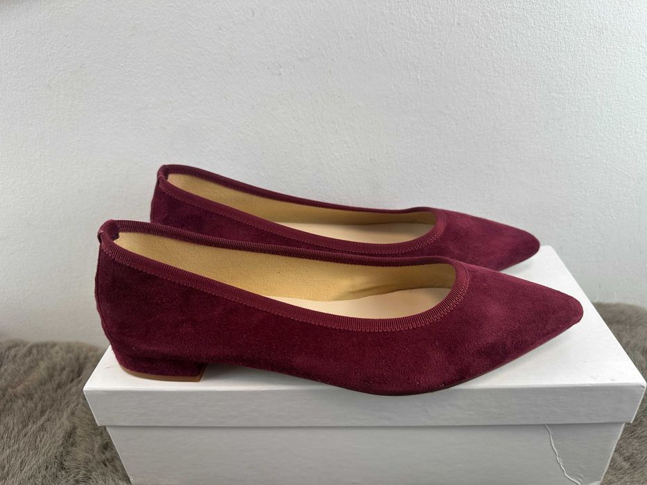 baleriny damskie skórzane ballerette marzio 39