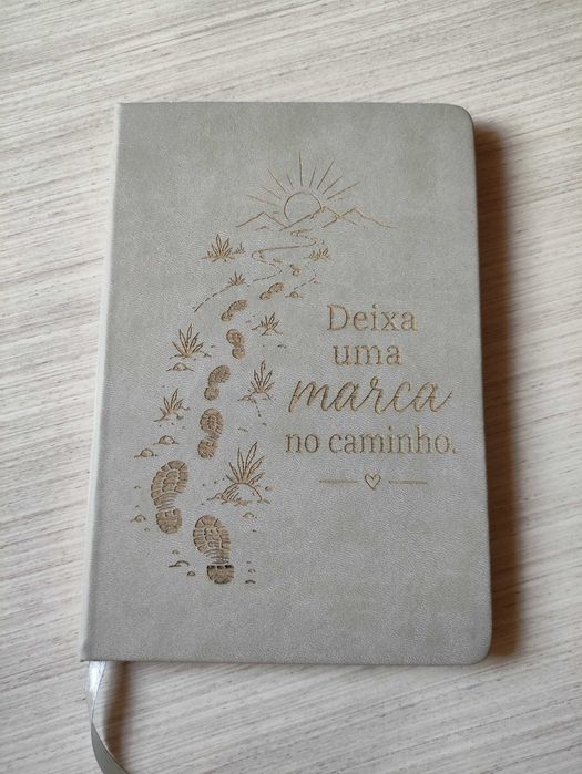 Caderno/Diário/Bloco de Notas A5 Personalizado Cinzento - Coisas de Geek - Gravação a Laser