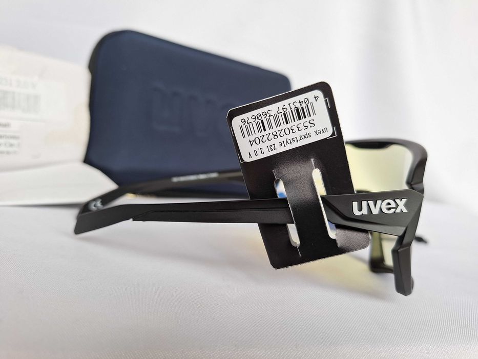 Okulary Sportowe Uvex Sportstyle 231 2.0 V Variomatic Black Mat S1-3