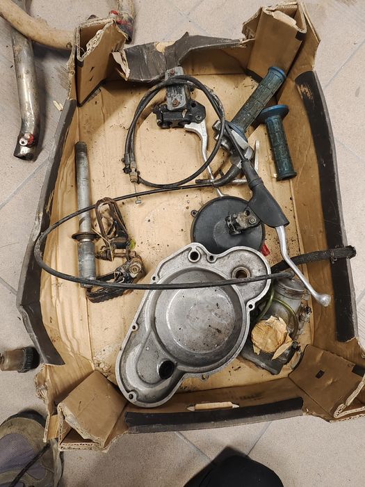 Husaberg FE 501 97r Gaźnik dekiel pompa hamulca wahacz zacisk