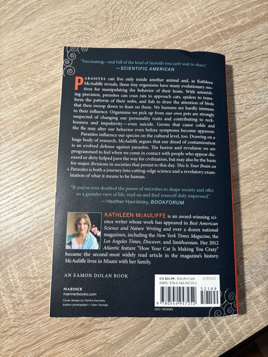 Pasożyty w twoim mózgu Kathleen McAuliffe