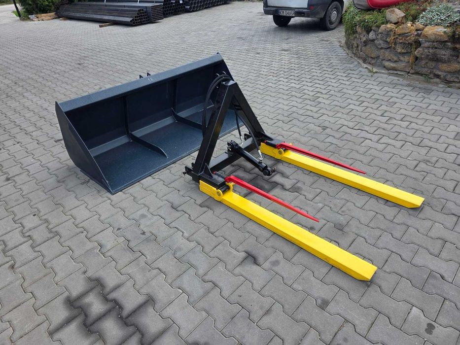 Łyżka hydrauliczna do ciągnika na TUZ tył/przód.