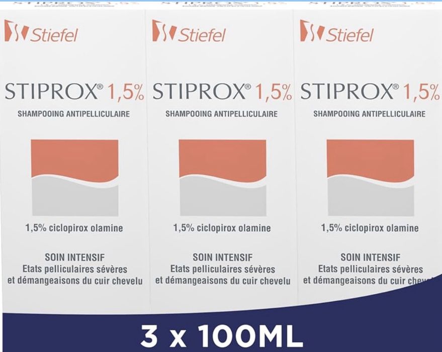 Szampon do włosów Stiprox 1,5% 3 szt