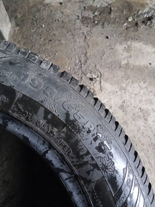 195.65.15 Dunlop 1шт зима шини гума склад Харків Шиномантаж бу бв 60