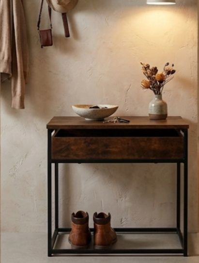 Zestaw stolików kawowych Loft 2w1 Ława industrialna podwójna wysuwana