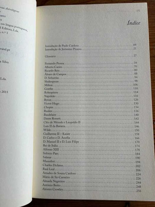 " Cartas Astrológicas de FERNANDO PESSOA " -> Raridade