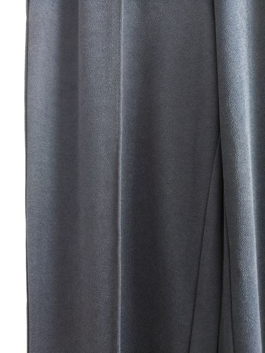 Spodnie damskie nowe z lejącej dzianiny typu interlock, granat, Bonprix, 36/38