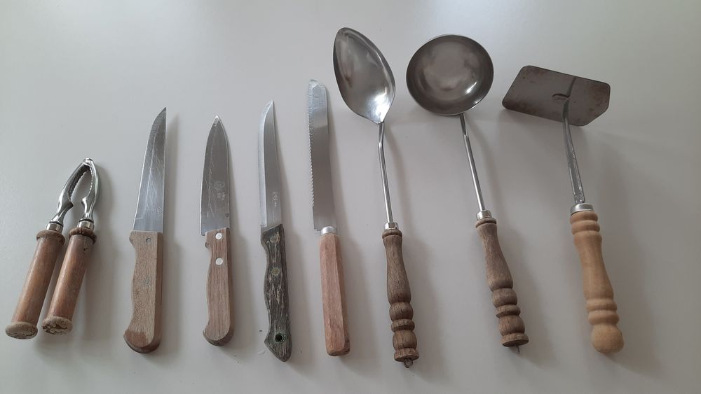 Conjunto de utensílios de cozinha