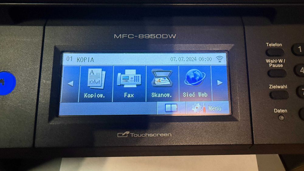 Drukarka wielofunkcyjna- skaner Brother MFC-8950D WiFi TANIO 22k stron