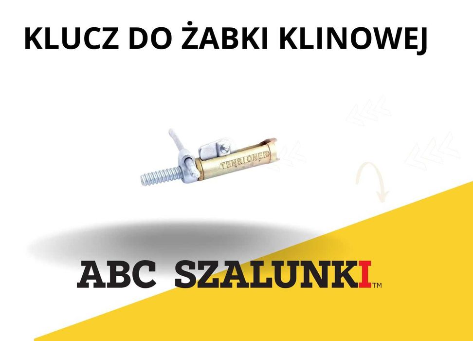 KLUCZ do żabki klinowej klucz napinający