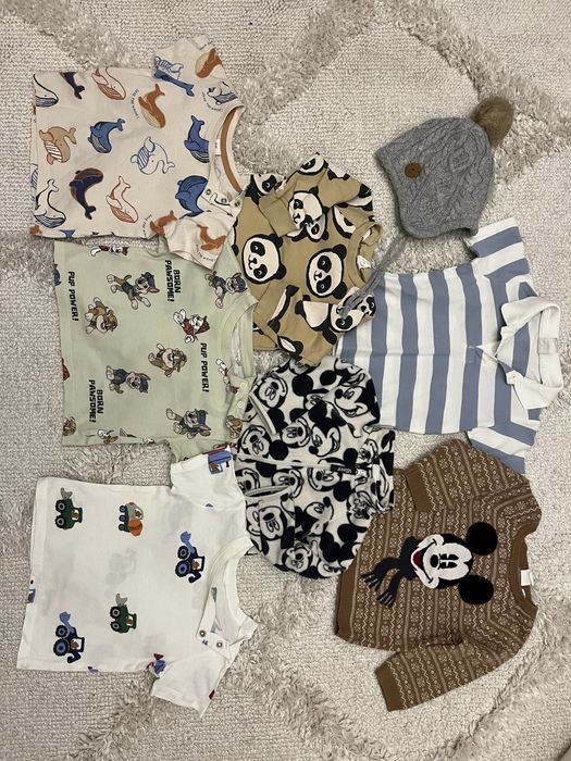 Paka ubrań z H&M o rozmiarze 68