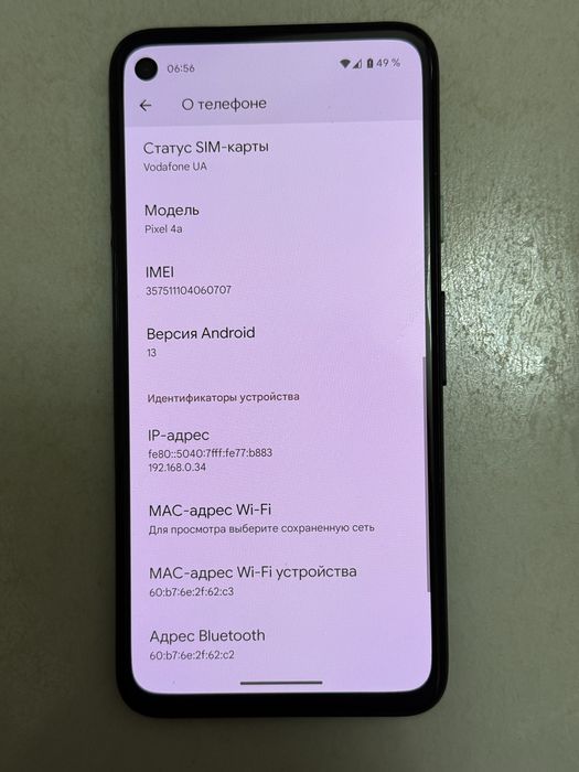 Google Pixel 4A 128Gb.