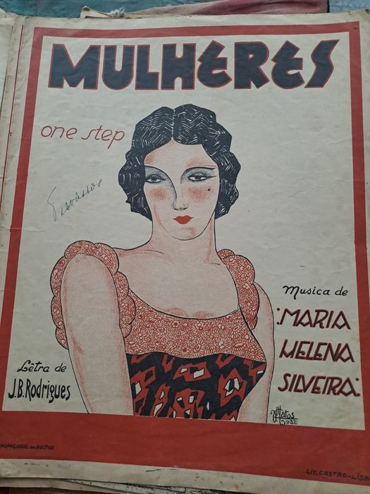 Antigas pautas de música Portuguesa