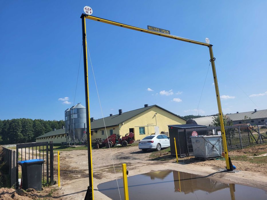 Bramka Dezynfekcyjna dla pojazdów brama kurtyna bioasekuracyjna Ptasia Grypa ASF Producent