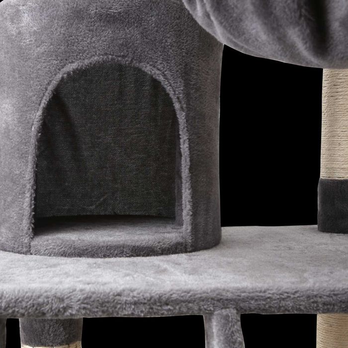 Pague em 3x sem juros! Arranhador para gato Porto Cinza 59 x 59 x 156