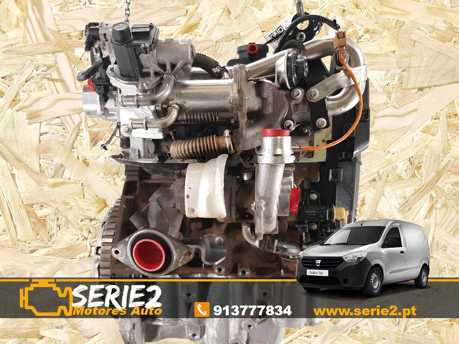 Motor Dacia Dokker 1.5 DCI 90cv [ K9K612 ]