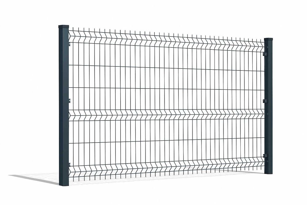 Panele ogrodzeniowe grafit 1530 fi 4,0 ogrodzenie panelowe systemowe