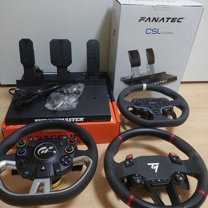 Педали Руль. ThrustMaster Fanatec CSL DD QR2  Moza VR Сable Oculus