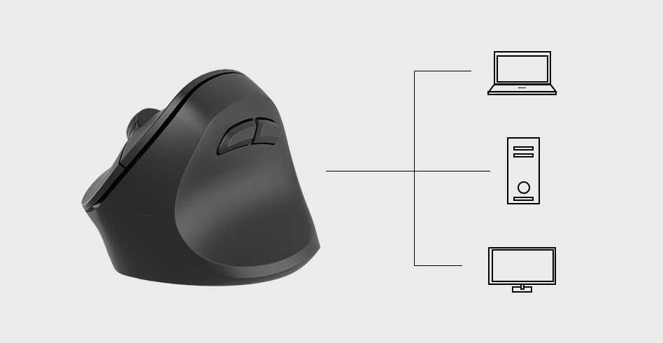 Mysz bezprzewodowa ergonomiczna Natec Crake 2 Bluetooth FV