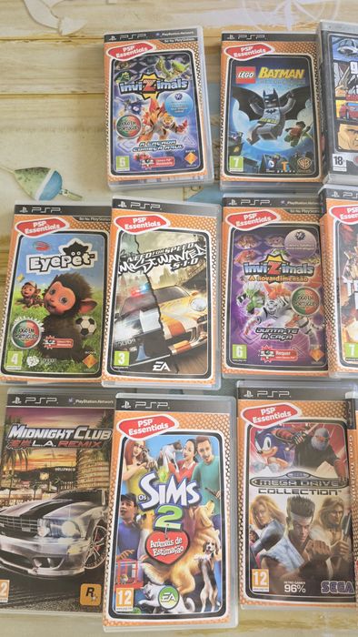 Vendo meus jogos da PSP