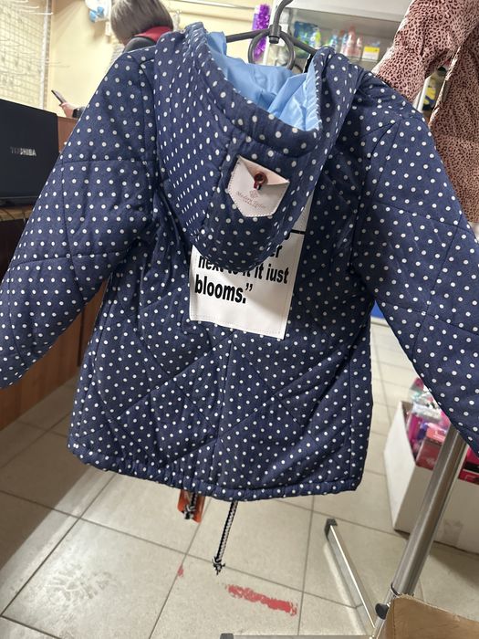 Двостороння  куртка для дівчинки