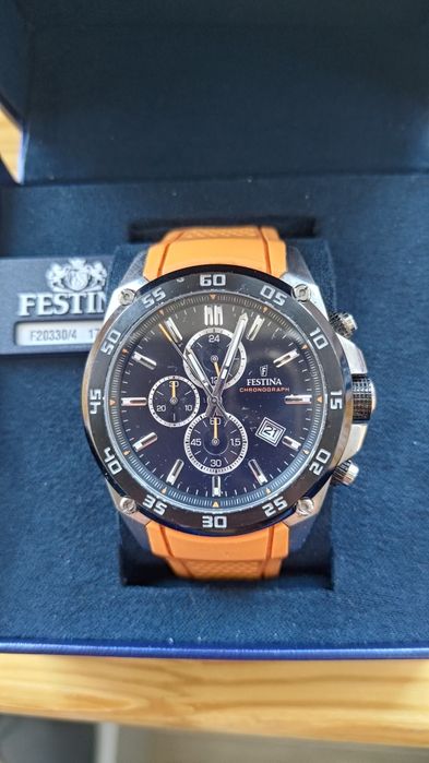 FESTINA ZADBANA - pomarańczowy pasek