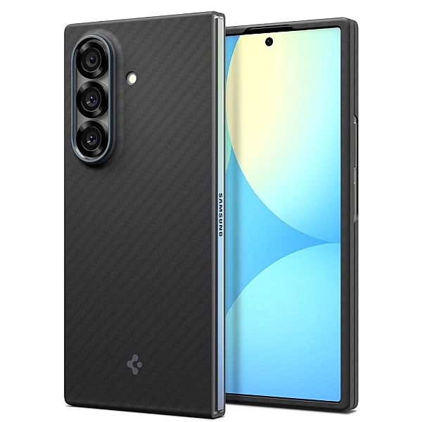 Etui Spigen AirSkin Aramid na Samsung Galaxy Z Fold 7 - czarne