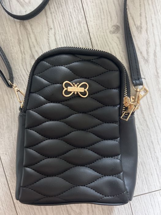 Czarna torebka na ramię FASHION