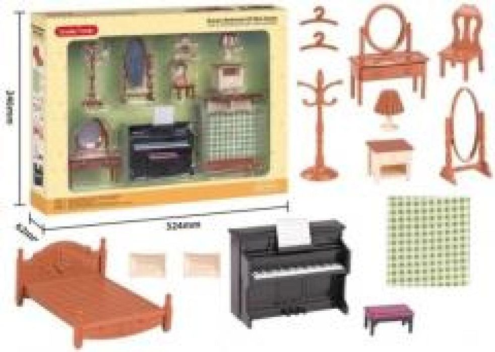 Mebelki sypialnia pudełko,248x326 mm