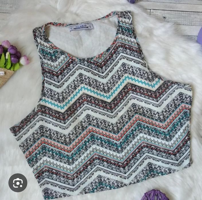 Bluzka, crop top roz. S\ M PULL&BEAR