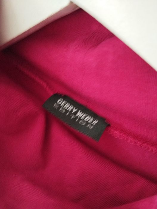 Bluzka golf amarantowy, basic r.M 38 Gerry Weber