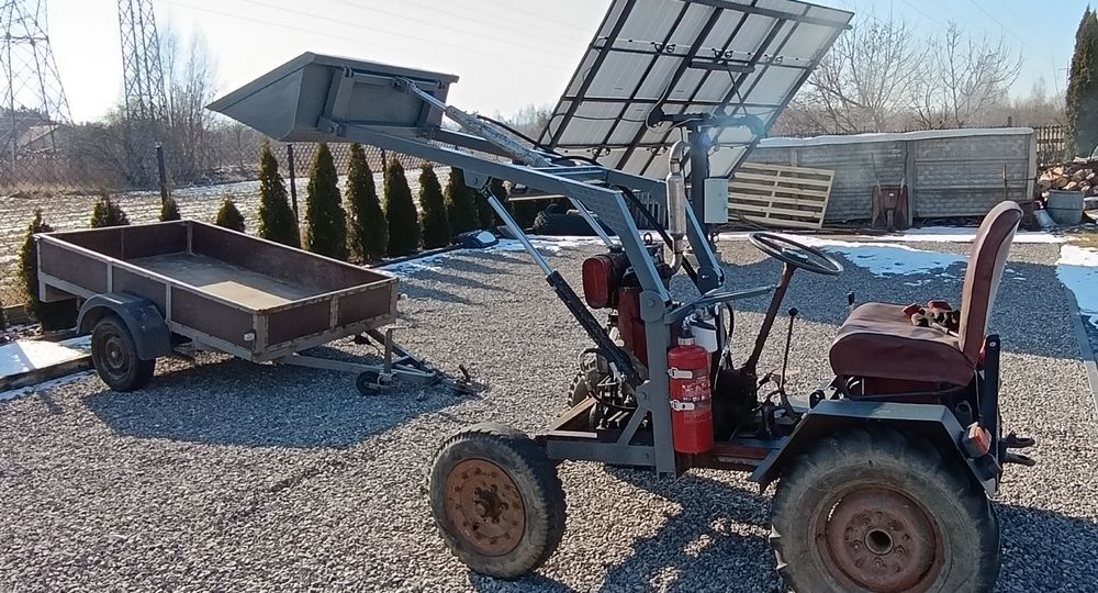 Ciągnik samoróbka z Tur