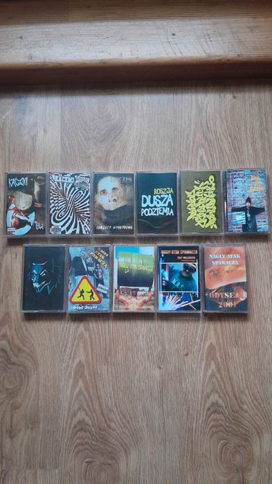 Rap kasety magnetofonowe/ unikaty. Czytaj opis