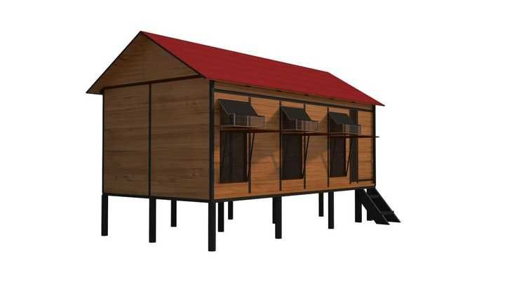 Gołębnik solidna konstrukcja wysyłka gratis 250cm / 800 cm