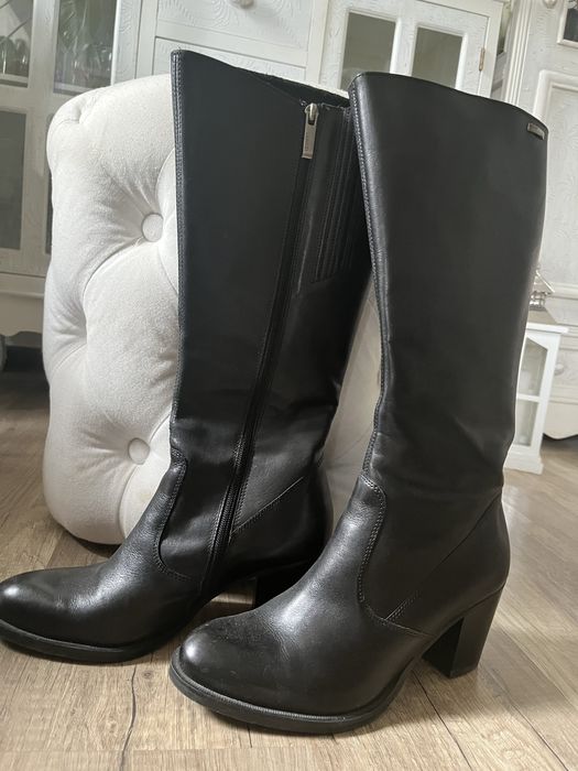 Damskie czarne kozaki Lasocki, rozmiar 38