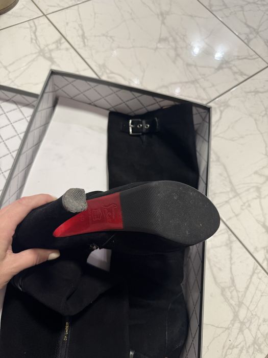 Продам ботфорты замшевые