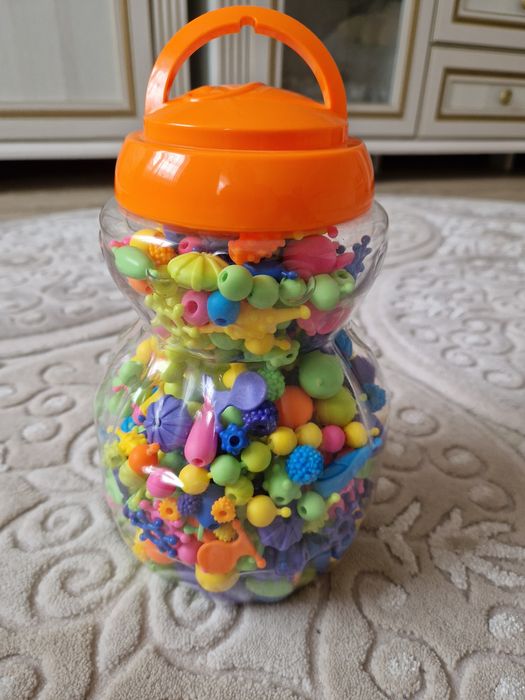 Ігровий набір намистин для творчості Dave Toy Poppy Jewel 500 дет