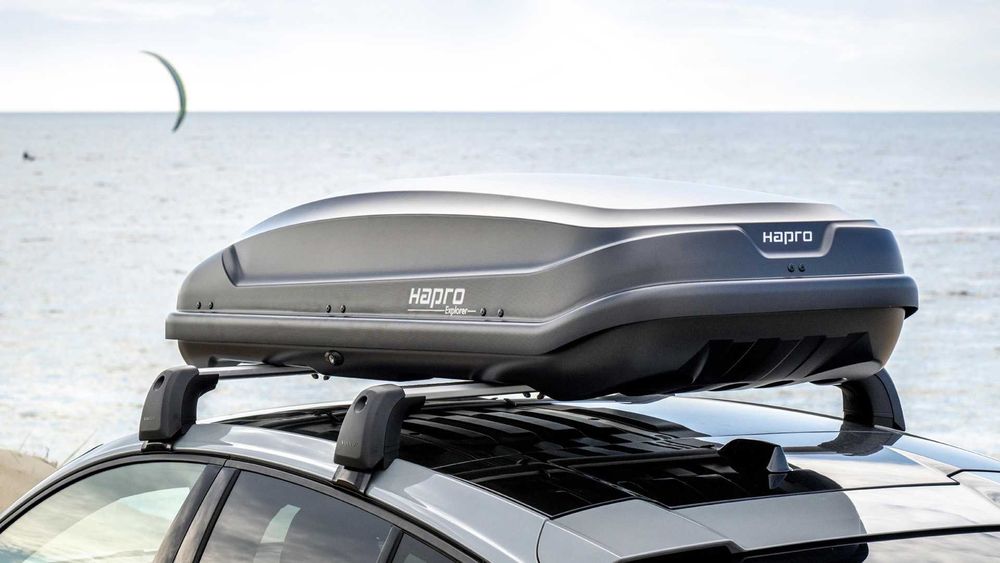 Hapro Explorer 400 Box dachowy czarny matowy 420 l 5 lat gwarancji