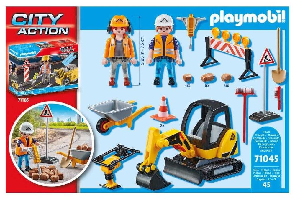 Playmobil City Life Roboty drogowe 71045