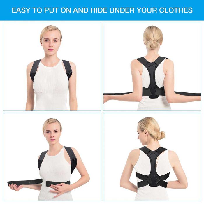 Cinta de Correção Coluna Costas Corcunda - homem e mulher