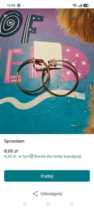 Sprzedam kolczyki